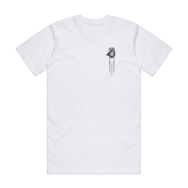 WRMFZY X GHOST MTN - SWORDS TEE - WHITE