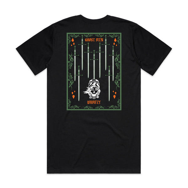 WRMFZY X GHOST MTN - SWORDS TEE - BLACK